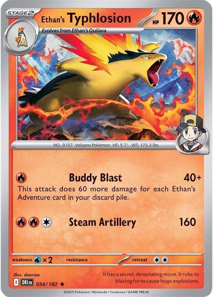 Ethan's Typhlosion - 034/182 (Non-holo)