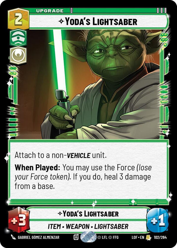 Yoda's Lightsaber - Star Wars Unlimited