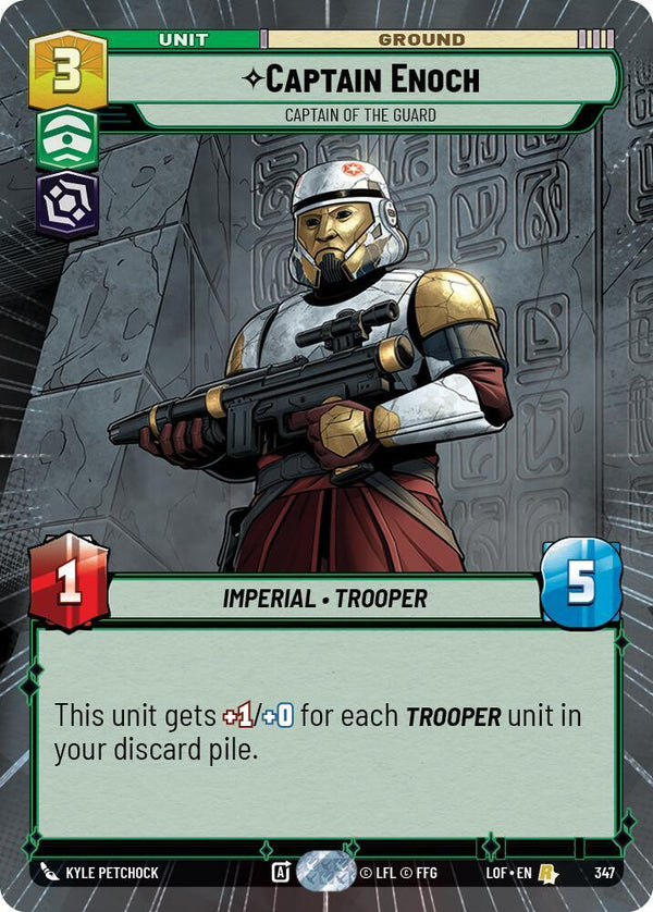 Captain Enoch - Captain of the Guard (Hyperspace) - Star Wars Unlimited