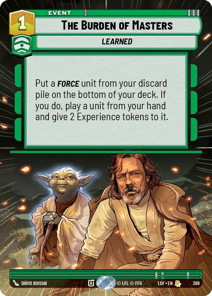 The Burden of Masters (Hyperspace)