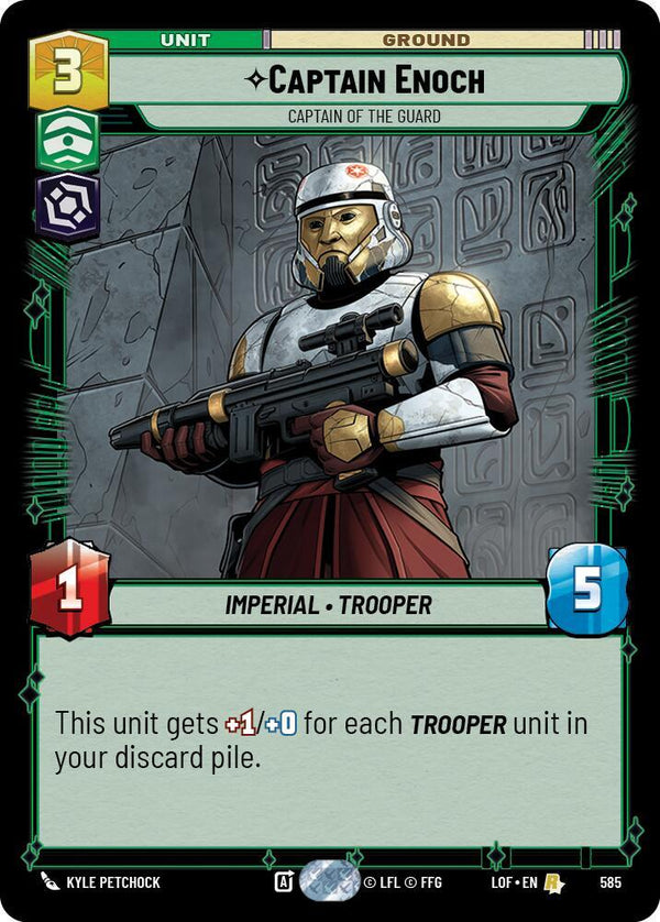 Captain Enoch - Captain of the Guard (Foil) - Star Wars Unlimited