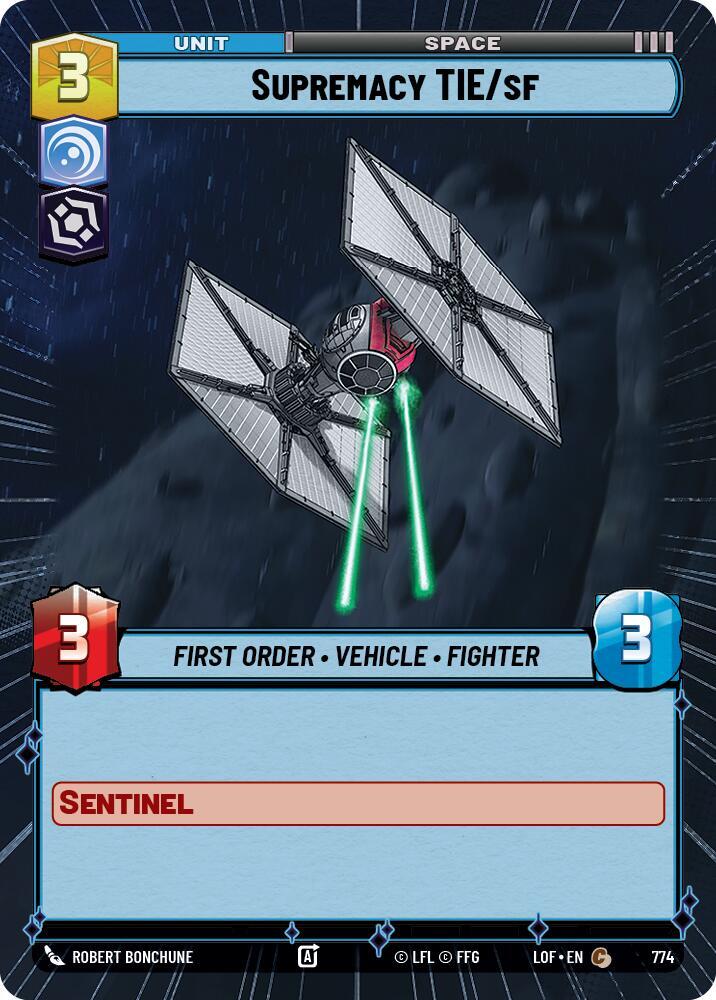 Supremacy TIE/sf (Hyperspace Foil)
