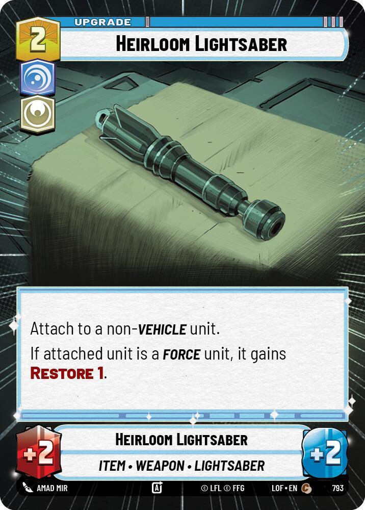 Heirloom Lightsaber (Hyperspace Foil)