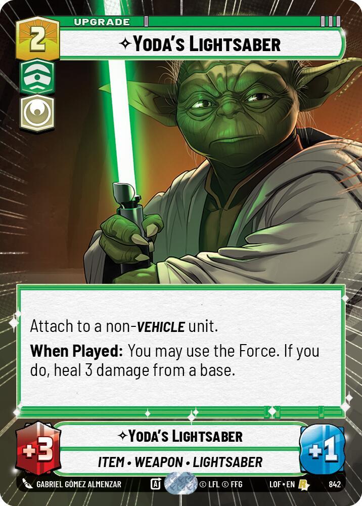 Yoda's Lightsaber (Hyperspace Foil)