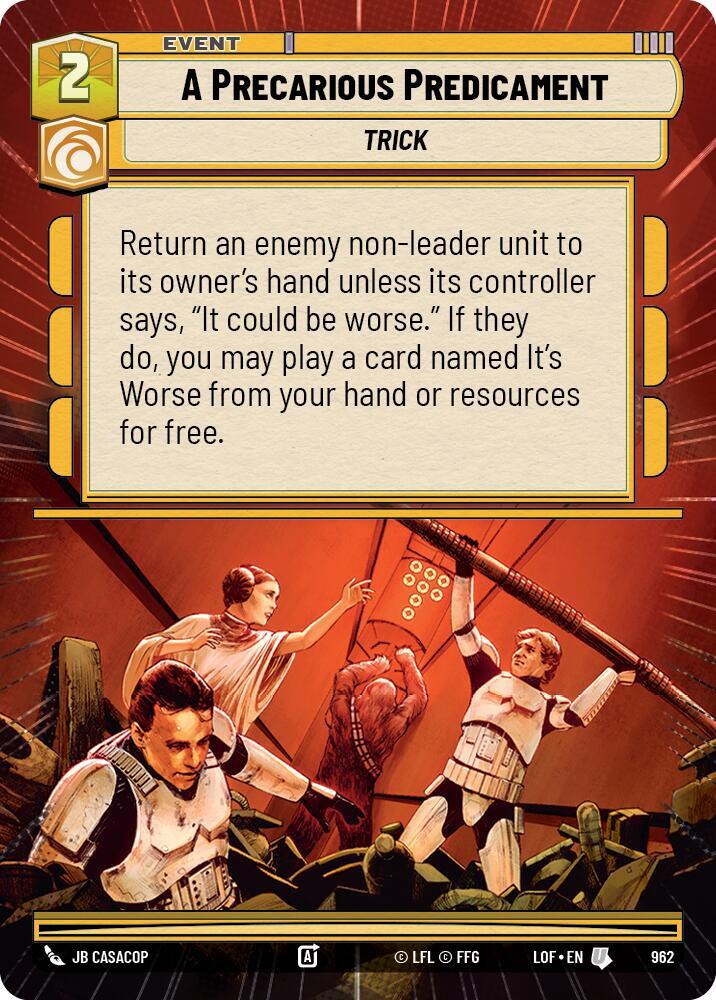 A Precarious Predicament (Hyperspace Foil)