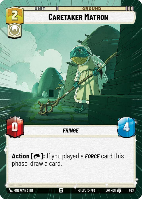 Caretaker Matron (Hyperspace Foil) - Star Wars Unlimited