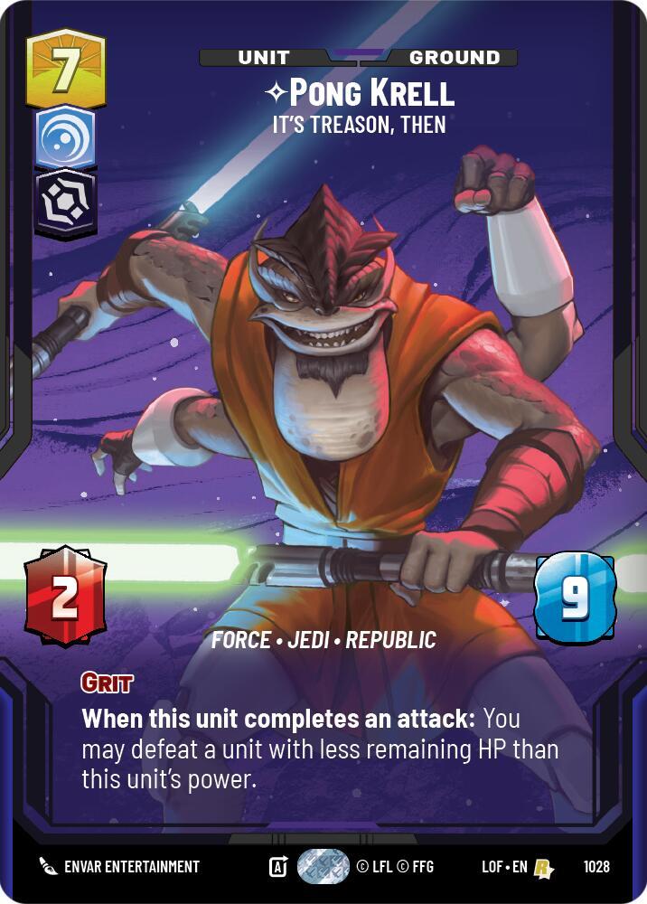 Pong Krell - It's Treason, Then (Prestige)