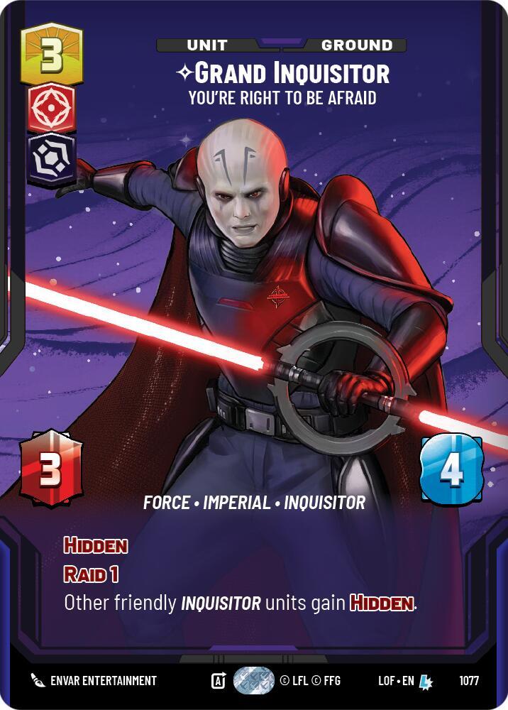 Grand Inquisitor - You're Right to Be Afraid (Prestige Foil)