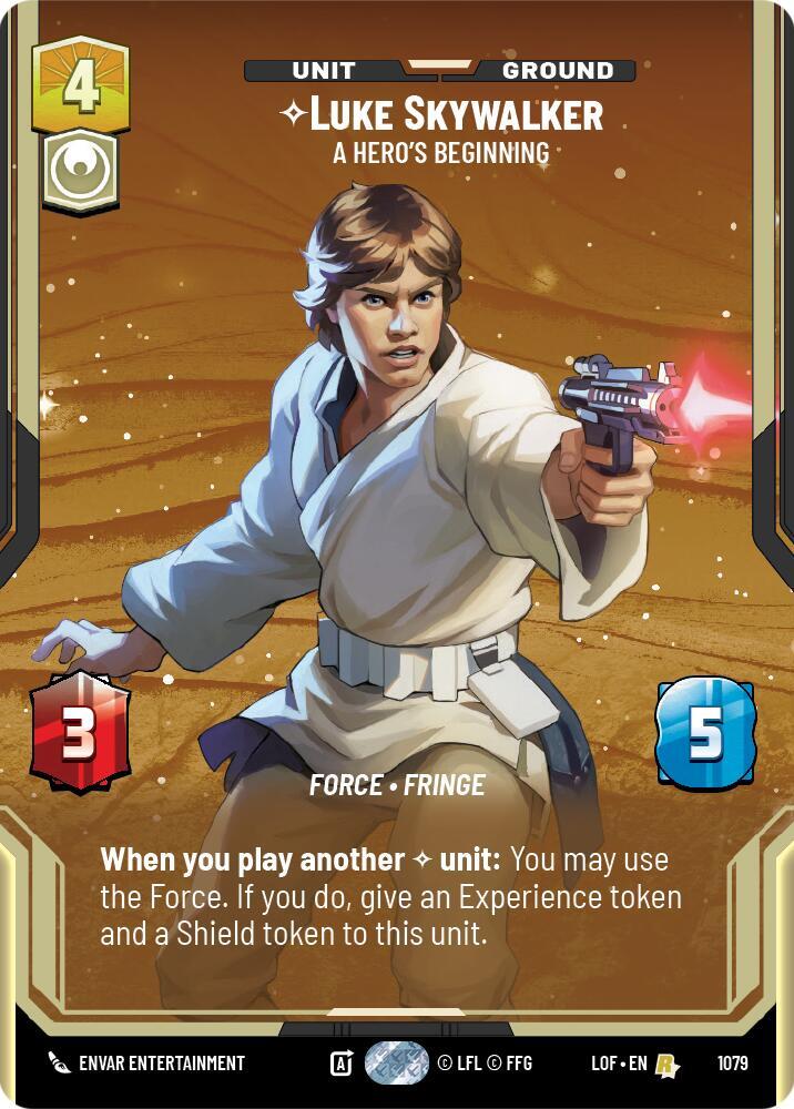 Luke Skywalker - A Hero's Beginning (Prestige Foil)