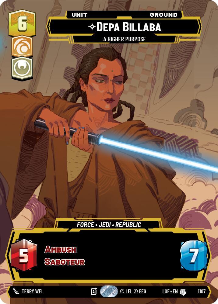 Depa Billaba - A Higher Purpose (Prestige Foil)