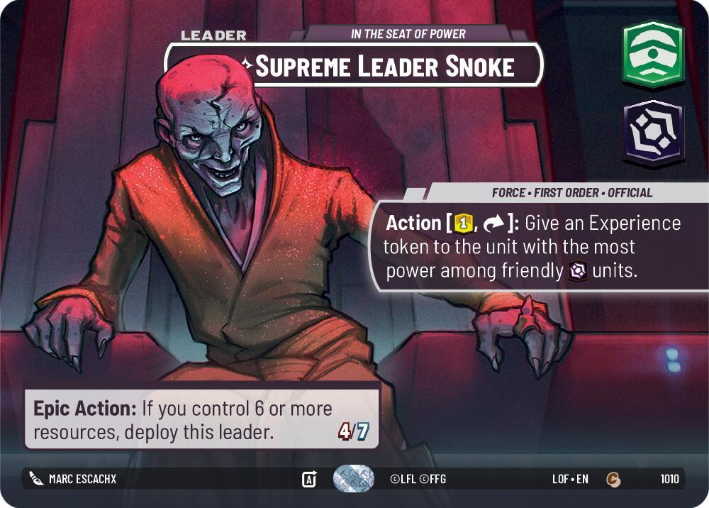 Supreme Leader Snoke - In the Seat of Power (Showcase)