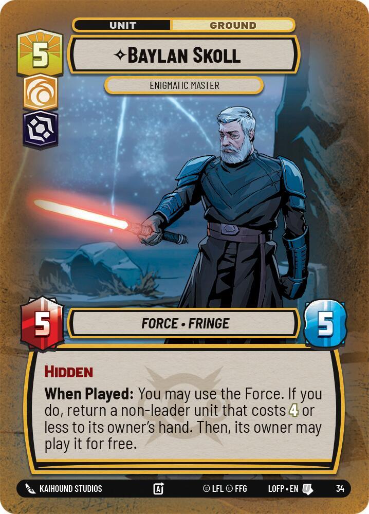 Baylan Skoll - Enigmatic Master (Foil)