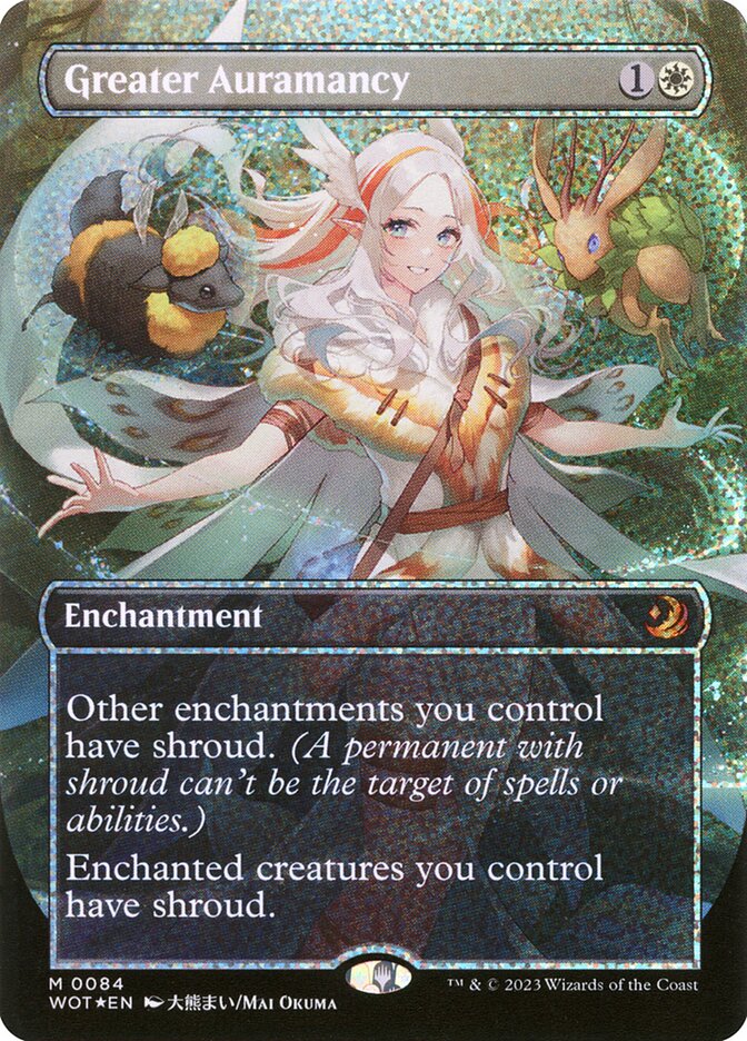 Greater Auramancy (Anime Borderless) (Confetti Foil)