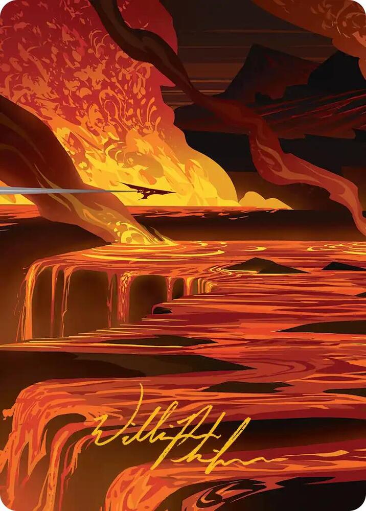 Blast Zone Art Card (Gold-Stamped Signature)