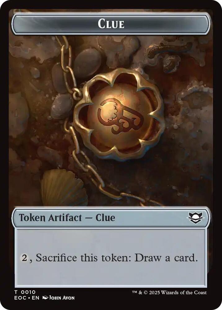Clue // Beast (0005) Double-Sided Token