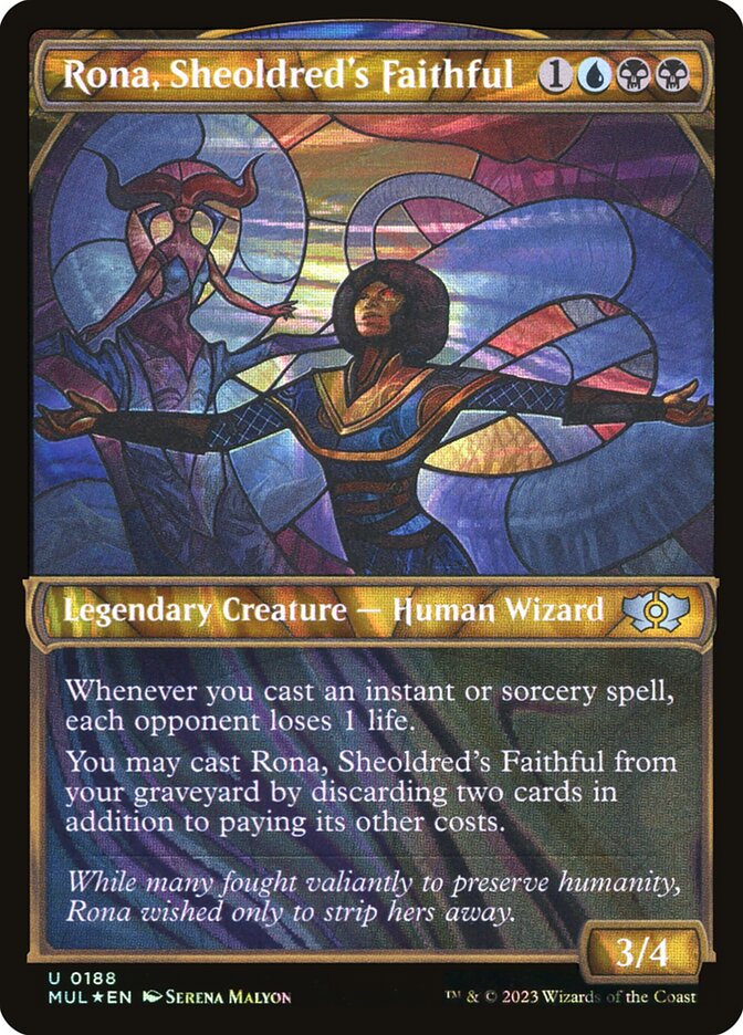 Rona, Sheoldred's Faithful (Halo Foil)