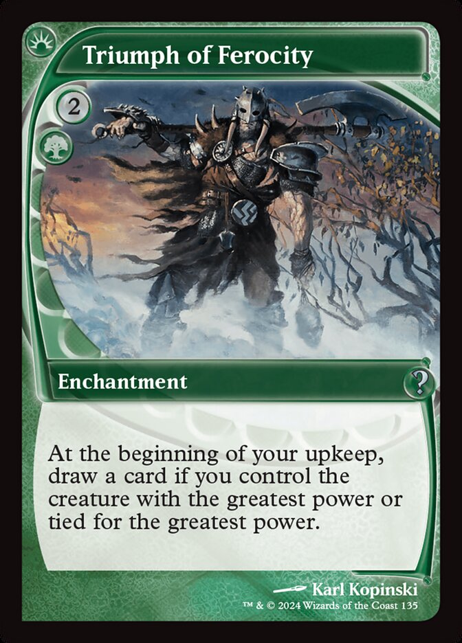 Triumph of Ferocity (Future Sight)