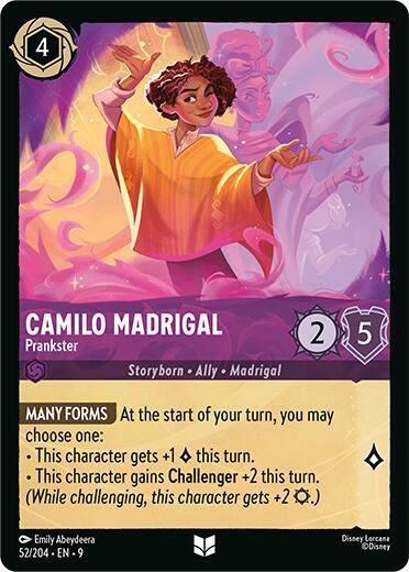 Camilo Madrigal - Prankster - Disney Lorcana