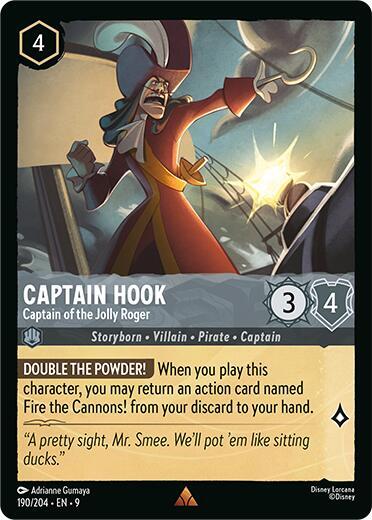 Captain Hook - Captain of the Jolly Roger - Disney Lorcana
