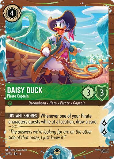 Daisy Duck - Pirate Captain (Disney Cruise Promo)