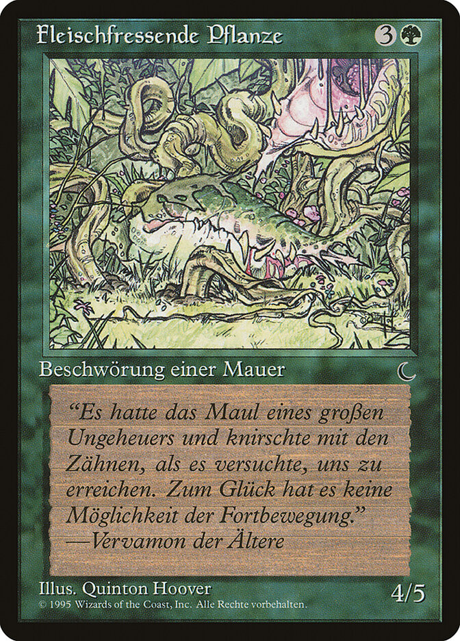 Carnivorous Plant (German) - "Fleischfressende Pflanze"
