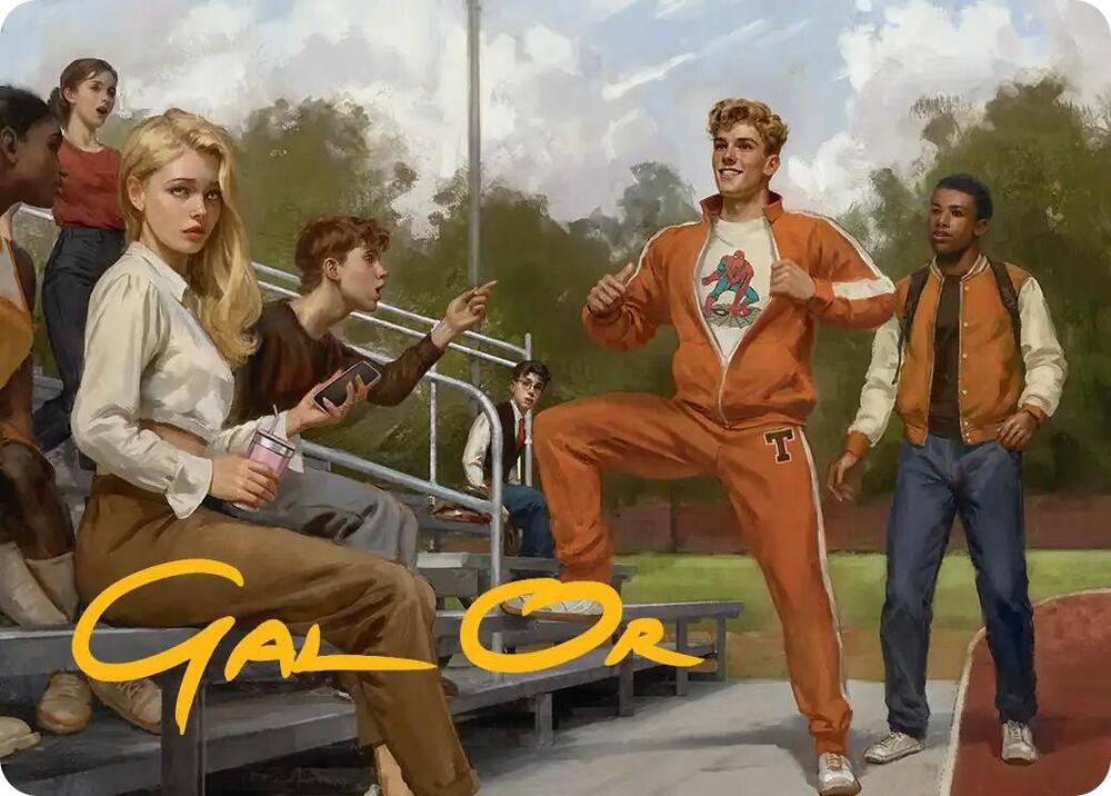 Flash Thompson, Spider-Fan Art Card (Gold-Stamped Signature)