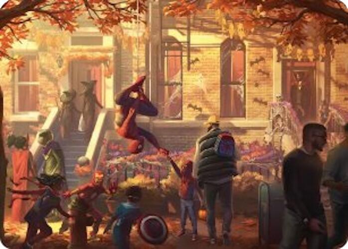 Friendly Neighborhood Art Card