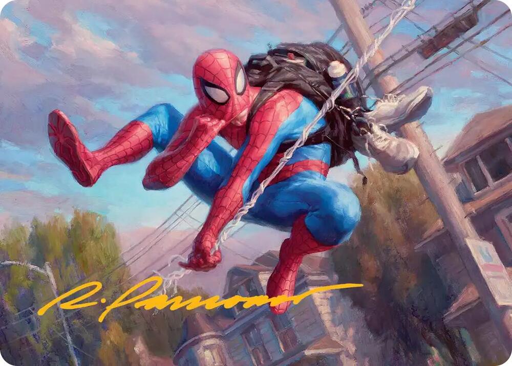 Spider-Man, Web-Slinger Art Card (Gold-Stamped Signature)
