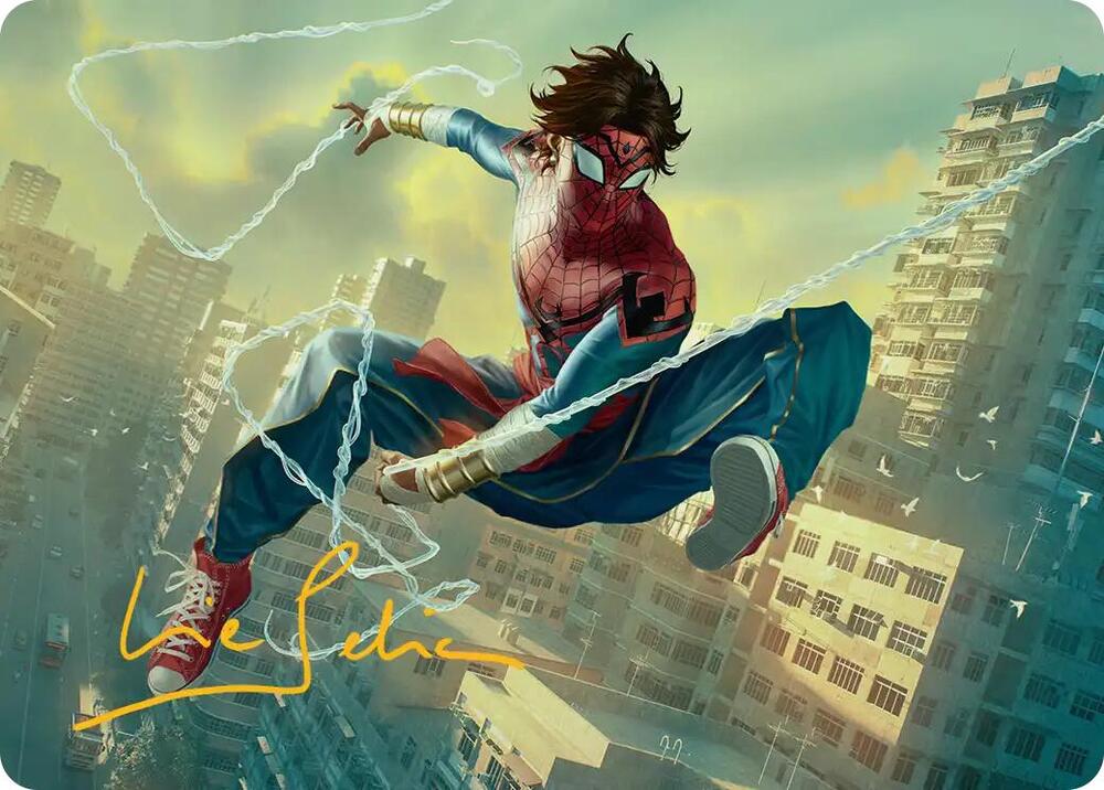 Spider-Man India Art Card (Gold-Stamped Signature)