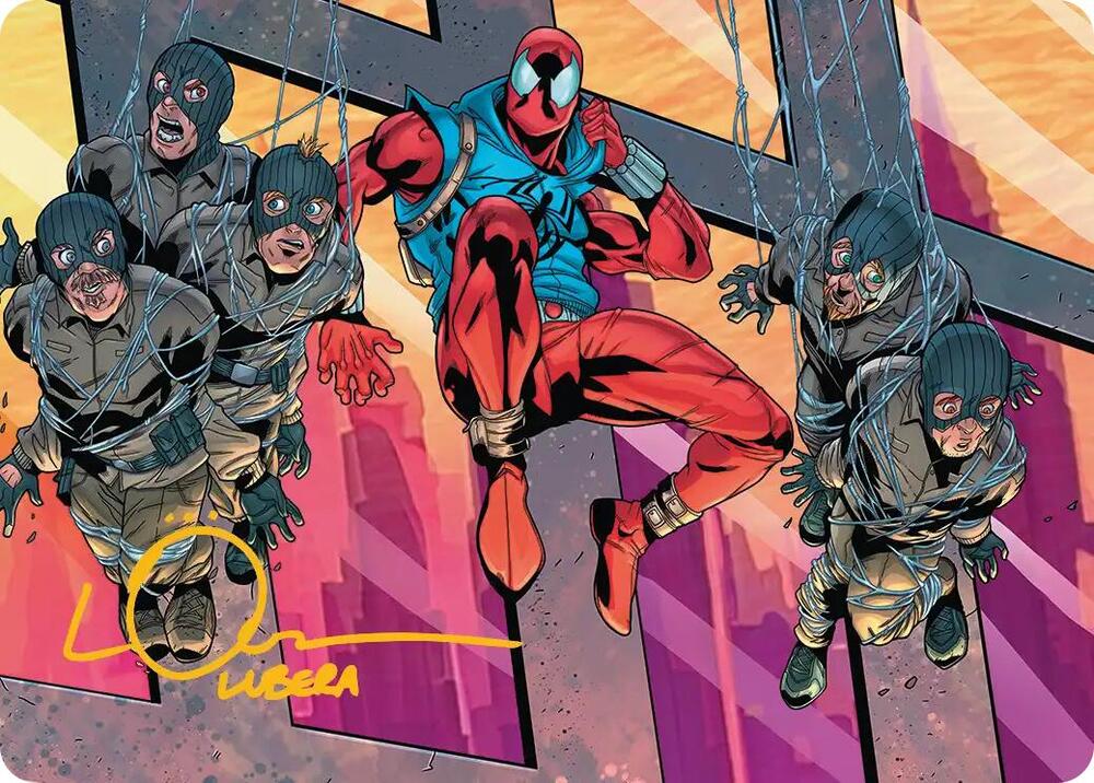Scarlet Spider, Ben Reilly Art Card (Gold-Stamped Signature)