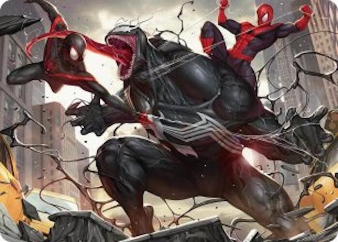 Terrific Team-Up Art Card
