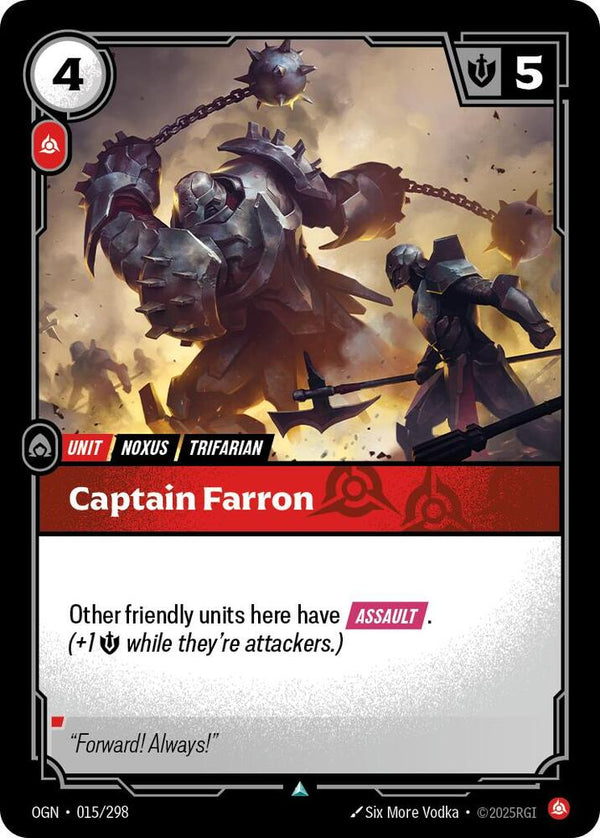 Captain Farron - Riftbound: League of Legends TCG