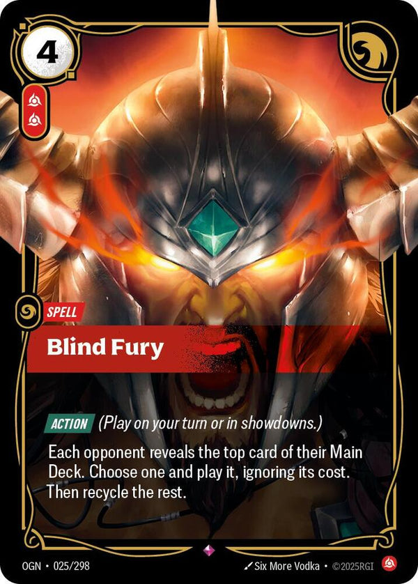 Blind Fury - Riftbound: League of Legends TCG