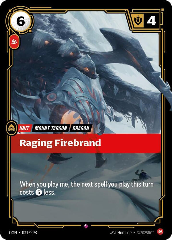 Raging Firebrand - Riftbound: League of Legends TCG
