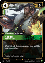 Yasuo - Remorseful (Alternate Art) - Riftbound: League of Legends TCG