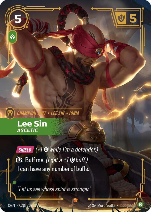 Lee Sin - Ascetic - Riftbound: League of Legends TCG