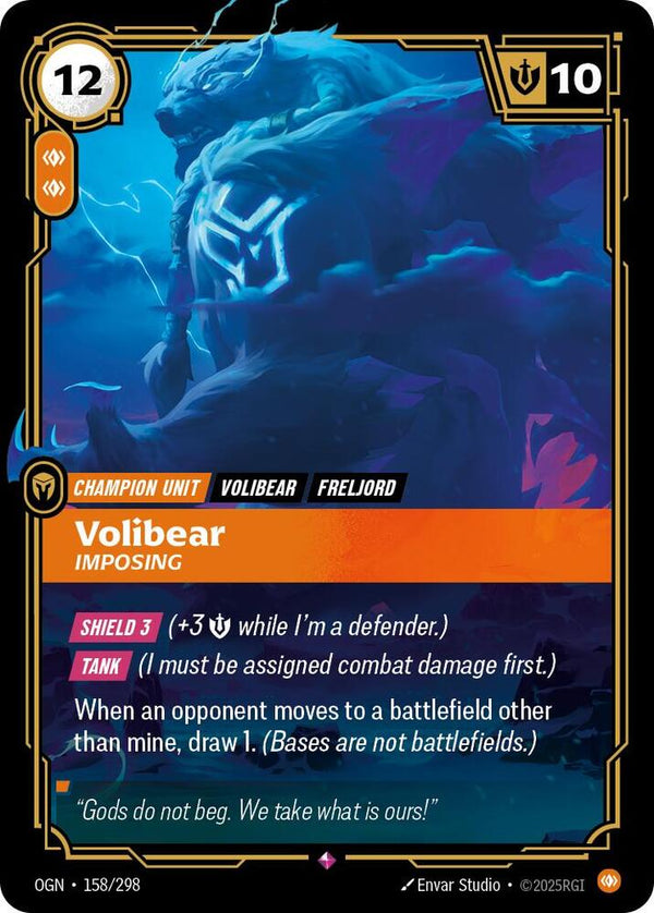 Volibear - Imposing - Riftbound: League of Legends TCG
