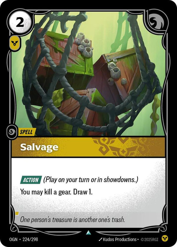 Salvage (OGN 224/298) - Riftbound: League of Legends TCG
