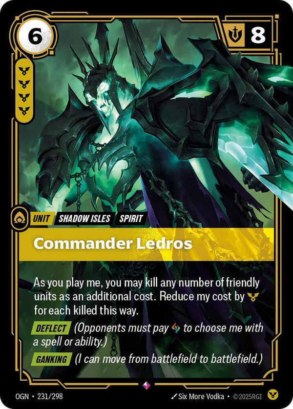 Commander Ledros - Riftbound: League of Legends TCG