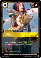 Fiora - Victorious - Riftbound: League of Legends TCG