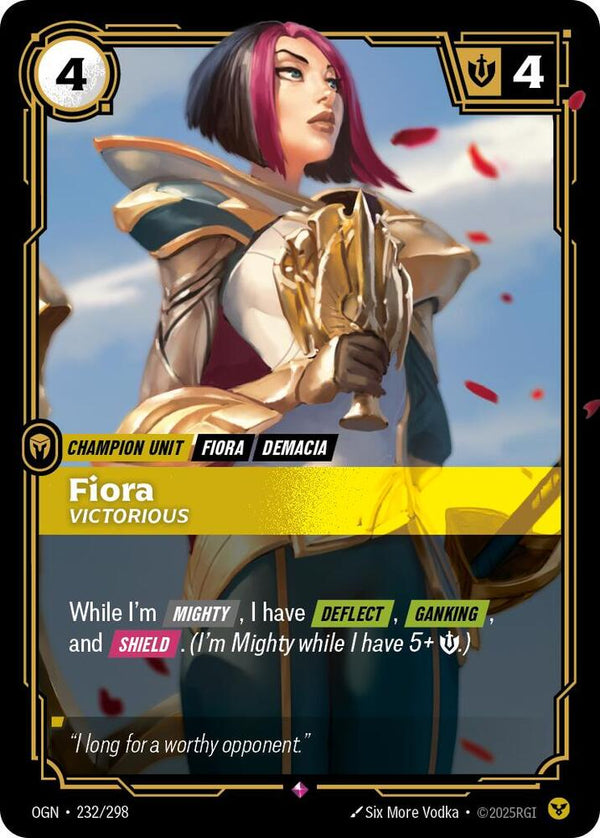 Fiora - Victorious - Riftbound: League of Legends TCG