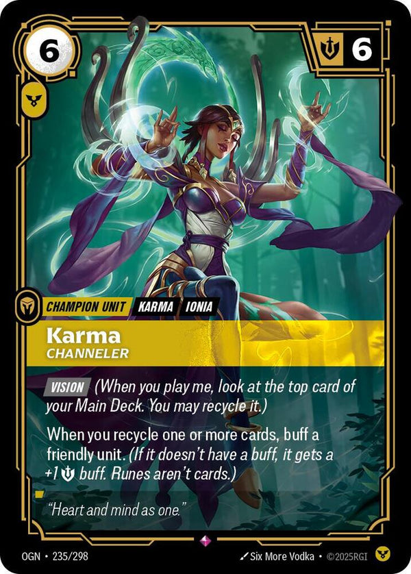 Karma - Channeler - Riftbound: League of Legends TCG