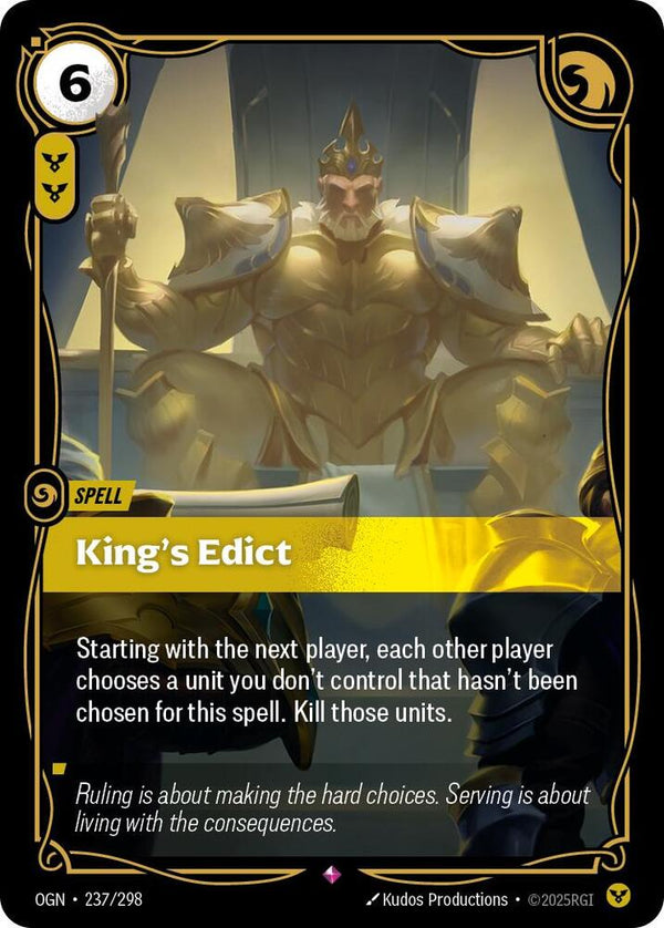 King's Edict - Riftbound: League of Legends TCG