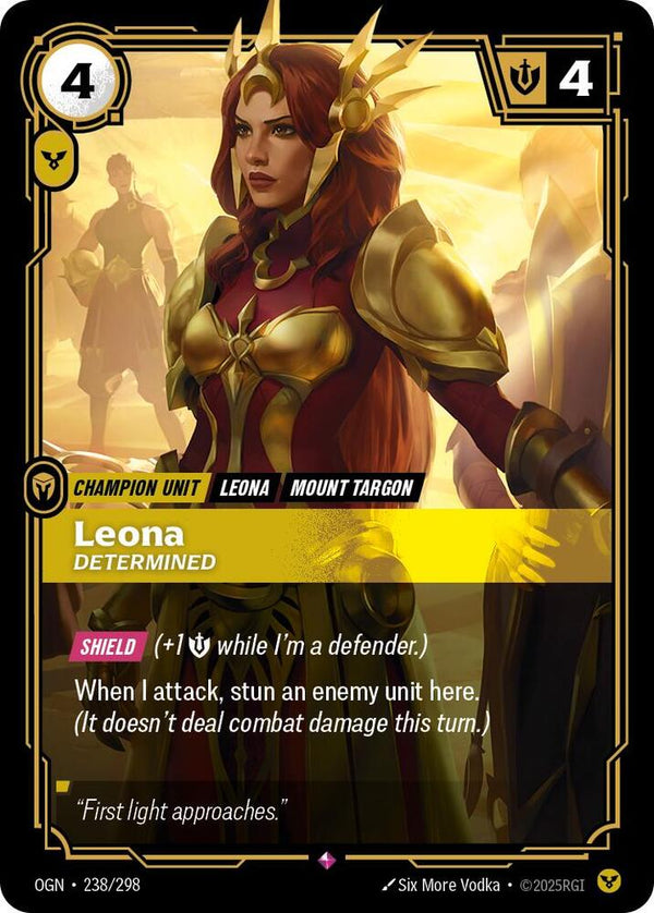 Leona - Determined - Riftbound: League of Legends TCG