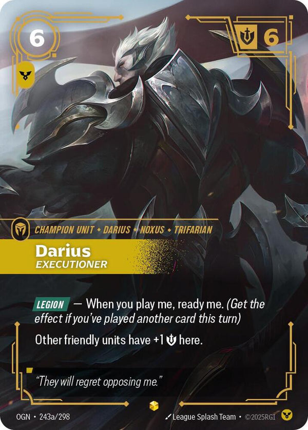 Darius - Executioner (Alternate Art) - Riftbound: League of Legends TCG