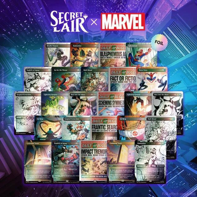 Secret Lair Drop: Secret Lair x Marvel's Spider-Man: The Foil Web-Slinger Bundle