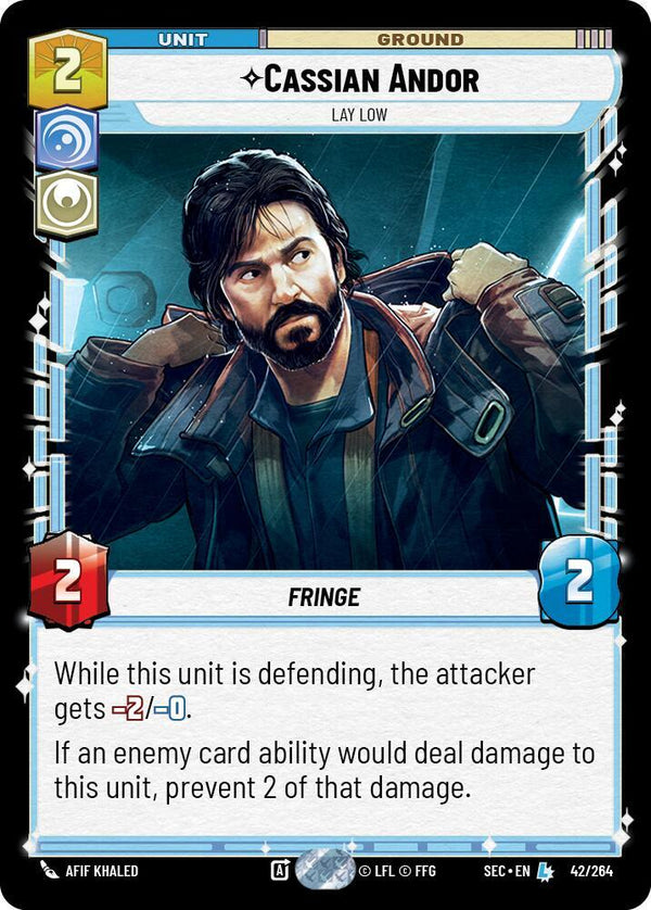 Cassian Andor - Lay Low - Star Wars Unlimited