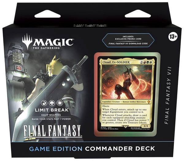 FINAL FANTASY Commander Deck - FINAL FANTASY VII Limit Break (Game Edition) - Magic: The Gathering