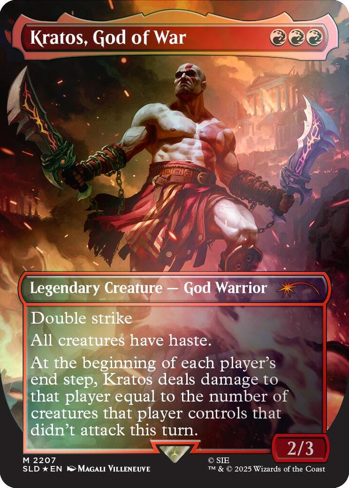 DUPLICATE Kratos, God of War (Rainbow Foil)