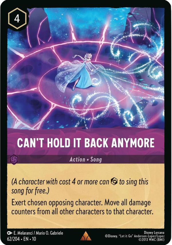 Can't Hold It Back Anymore - Disney Lorcana